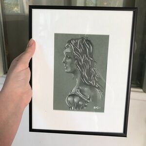 Framed drawing